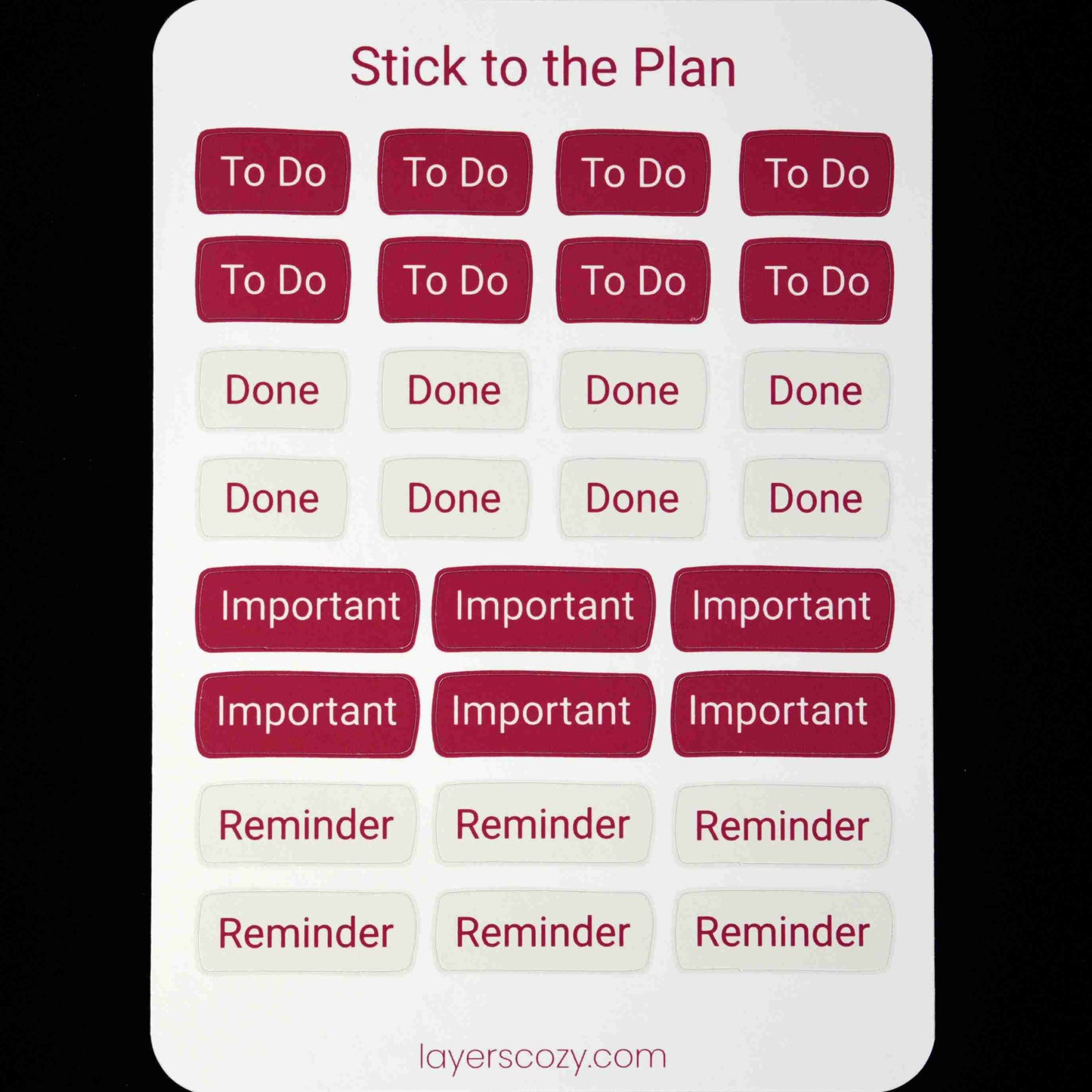Planner Sticker Set