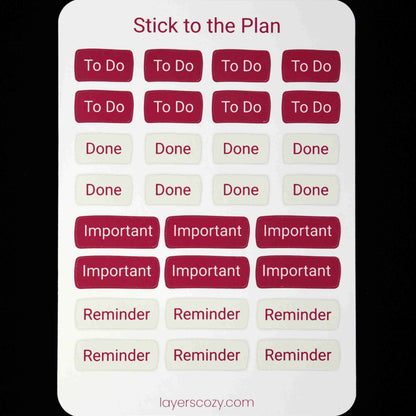 Planner Sticker Set