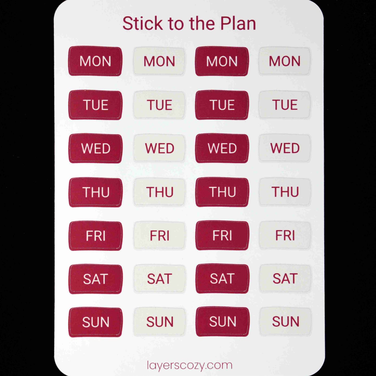 Planner Sticker Set