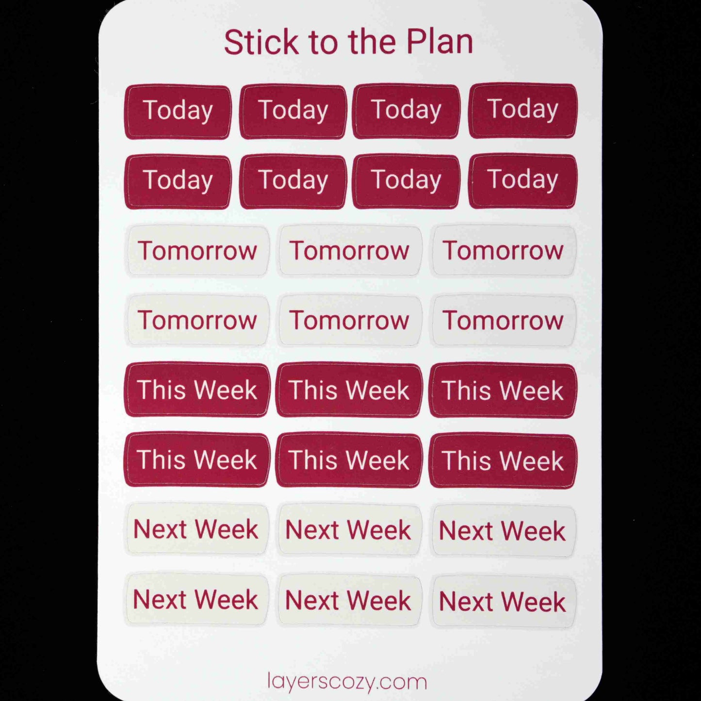 Planner Sticker Set