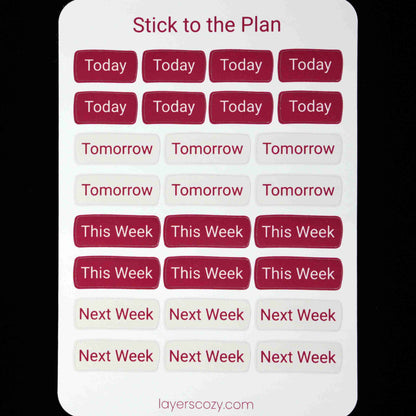 Planner Sticker Set