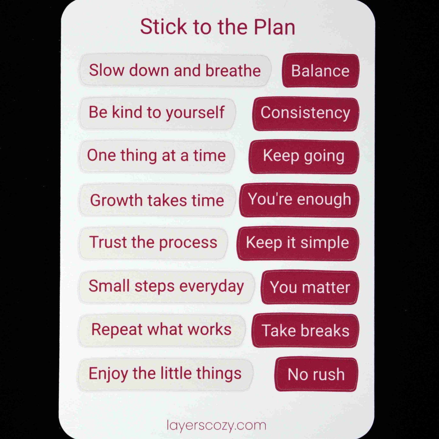 Planner Sticker Set