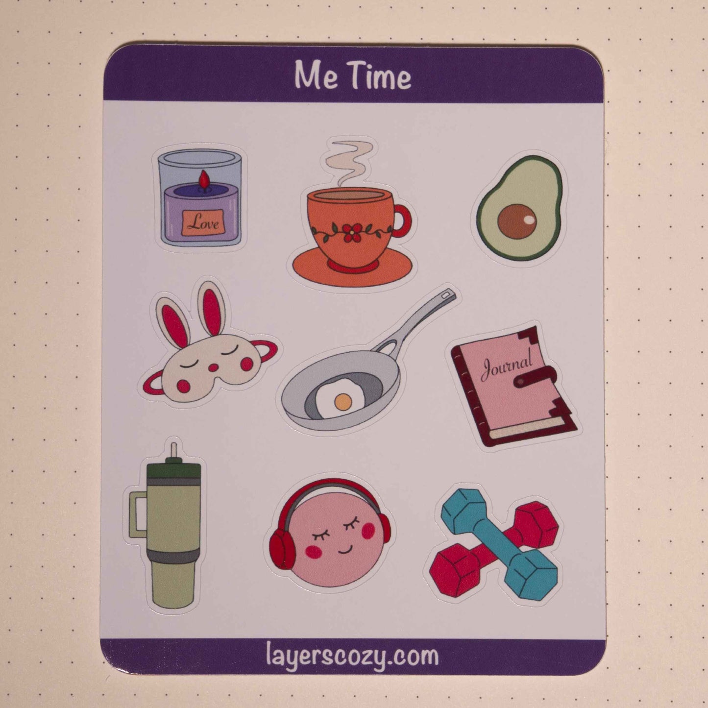 Me Time Sticker Sheet